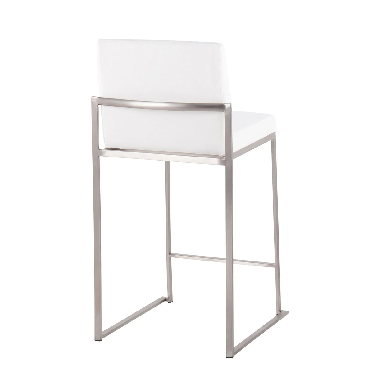 Fuji - Contemporary High Back Counter Stool, Functional Design - Furniture Home Direct