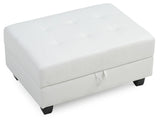 Stylish Storage Contemporary Ottoman - Furniture Home Direct