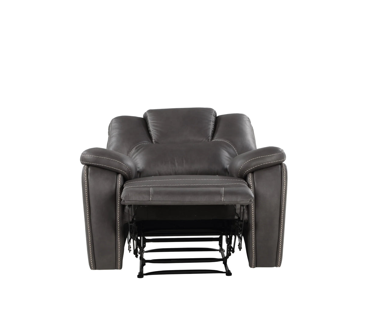 Katrine - 3 Piece Reclining Living Room Set - Charcoal - Furniture Home Direct