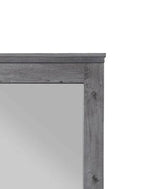 Vidalia - Rustic Mirror - Gray / Oak - Furniture Home Direct