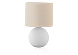 Contemporary Lighting, Table Lamp, Resin, Ceramic - Cream - Furniture Home Direct