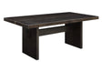Jaramillo - Rustic Dining Table - Espresso / Gold - Furniture Home Direct