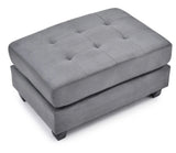 Chic Contemporary Ottoman - Furniture Home Direct