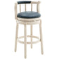 Leather Wooden Bar Stool - Furniture Home Direct