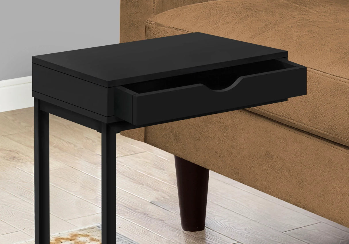 Accent Table, C - Shaped Contemporary Elegant Desig - Furniture Home Direct