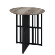 Zudora - End Table - Black / Oak - Furniture Home Direct