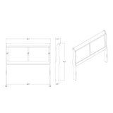 Charlston - 5 Piece Bedroom Set With LED Headboard - Furniture Home Direct
