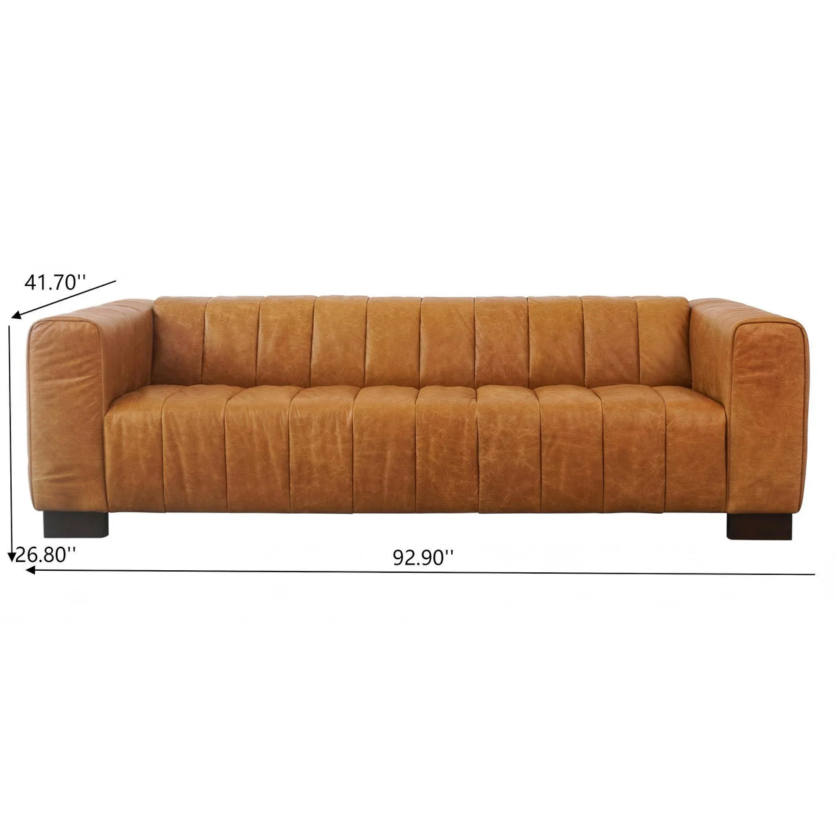 Dixon - Waxy Sofa - Tan - Furniture Home Direct