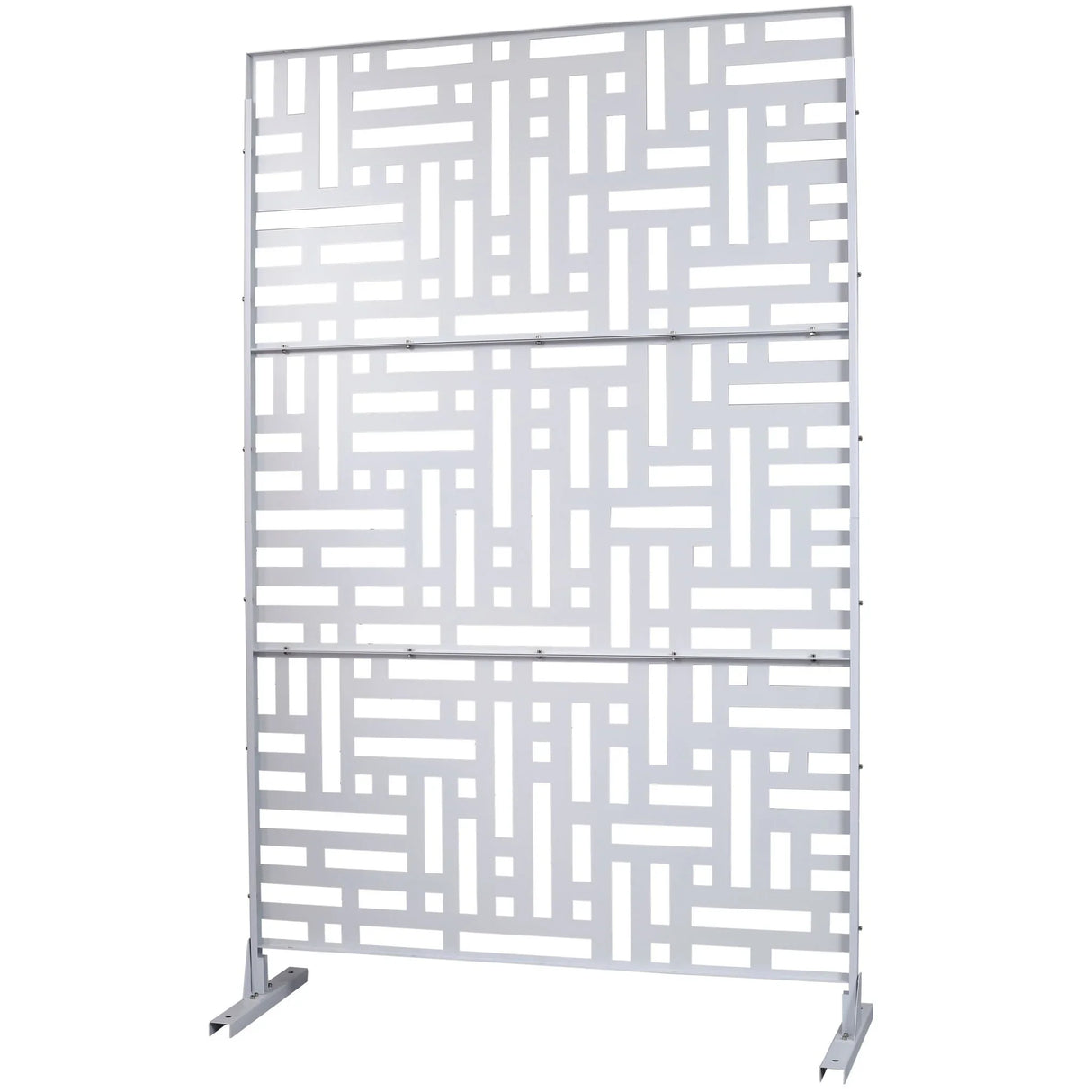 Decorative Freestanding Metal Privacy Screen For Indoor & Outdoor Use - Furniture Home Direct