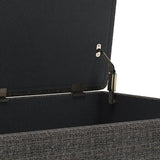 Owen - Upholstered Rectangular Storage Ottoman - Furniture Home Direct