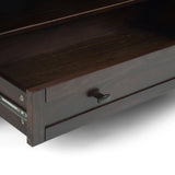 Warm Shaker - Square Coffee Table - Tobacco Brown - Furniture Home Direct