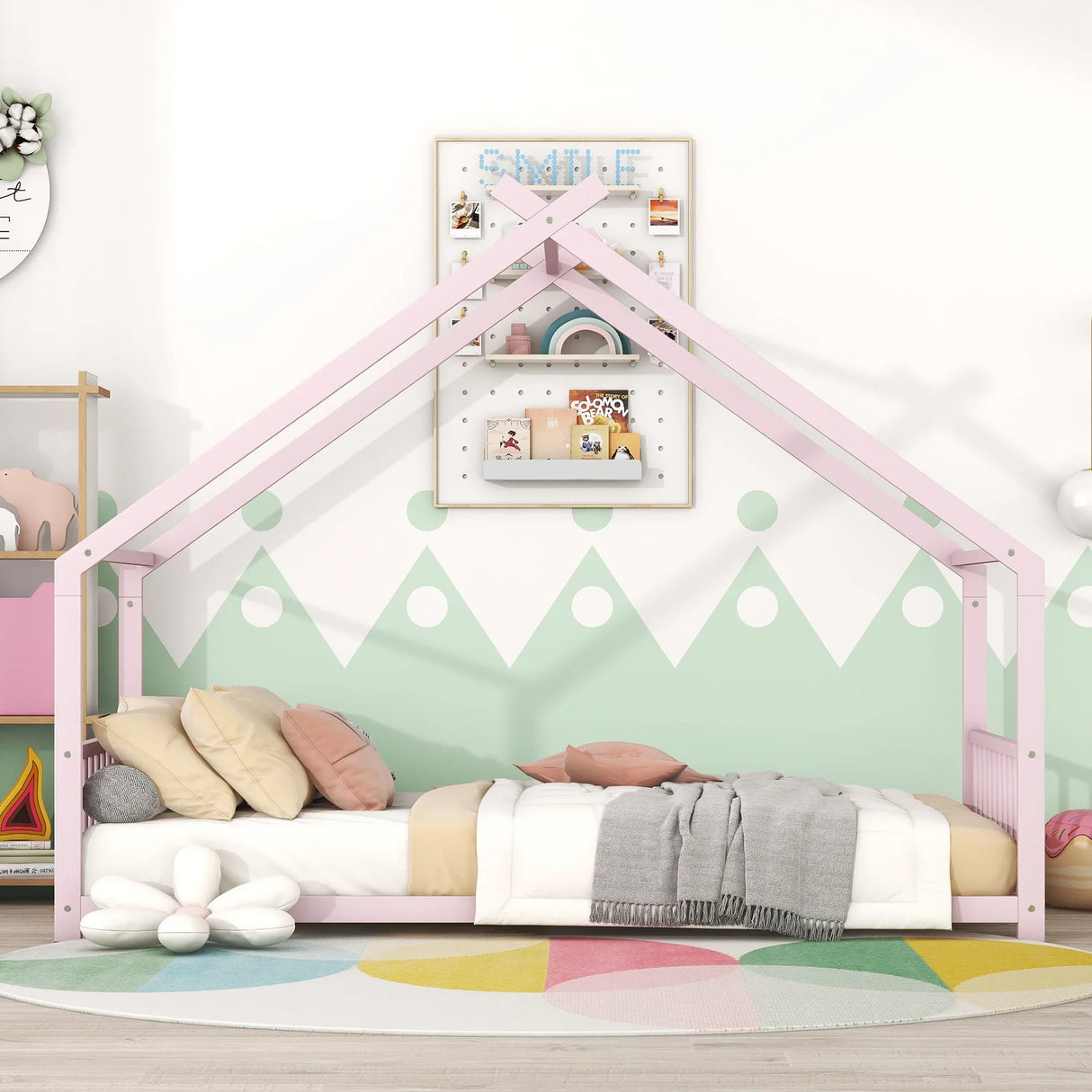 Metal House Bed - Furniture Home Direct