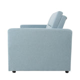 Sleeper Pull Out Loveseat Couch With Adjustable Backrest - Furniture Home Direct