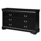 Louis Philippe - Bedroom Dresser, Sleek Design - Furniture Home Direct