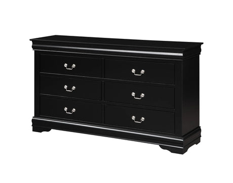 Louis Philippe - Bedroom Dresser, Sleek Design - Furniture Home Direct