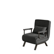 Convertible 5 In 1 Folding Chair Bed With Adjustable Backrest & Pillow Linen - Furniture Home Direct