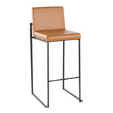 Fuji - Contemporary High Back Barstool Elegant Design - Furniture Home Direct