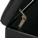 Kingsley - Upholstered Large Storage Ottoman - Furniture Home Direct