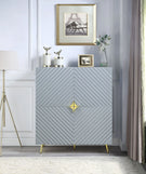 Gaines - High Gloss Accent Cabinet - Furniture Home Direct