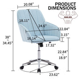 Adjustable Ergonomic Office Chair, Swivel Backrest Seat - Furniture Home Direct