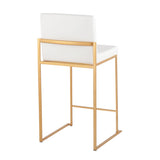 Fuji - Contemporary High Back Stylish Counter Stool - Furniture Home Direct