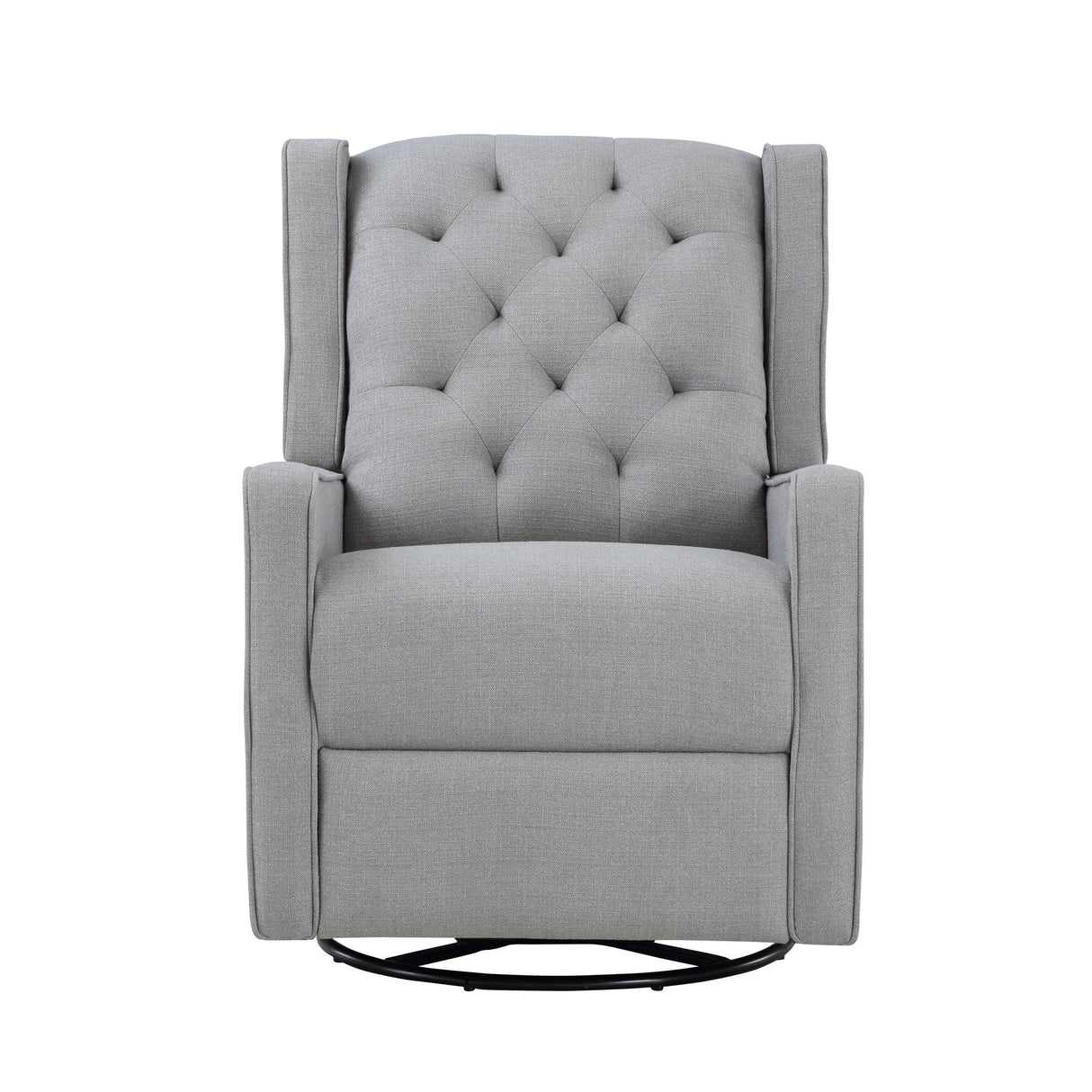 Milah - Gliding Swivel Recliner Tufted - Furniture Home Direct