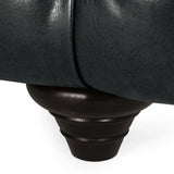Modern PU Leather Sofa - Black - Furniture Home Direct