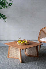 Teak Coffee Table - Natural Wood / Brown - Furniture Home Direct