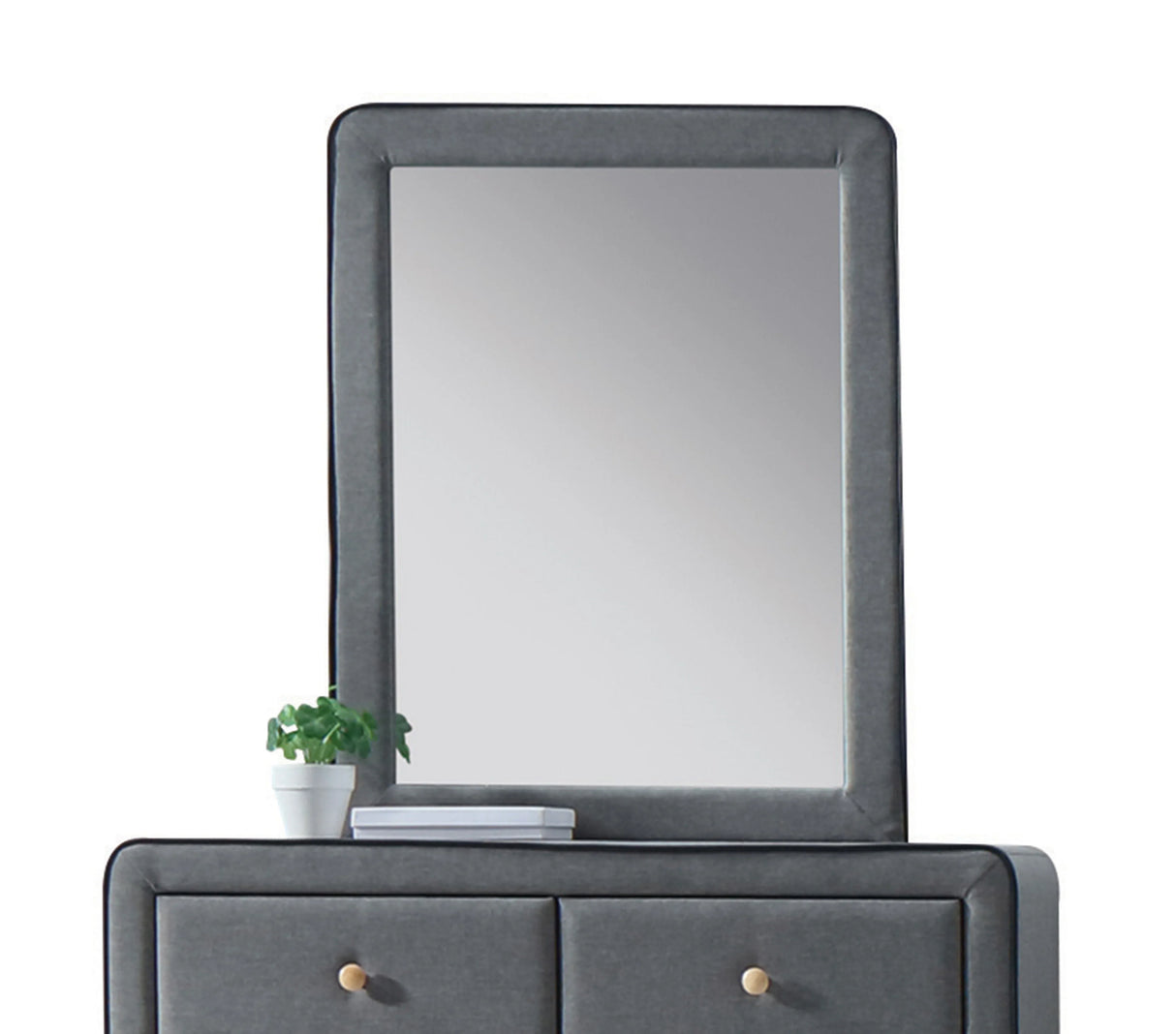 Valda - Mirror - Light Gray - Furniture Home Direct