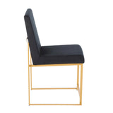 Fuji - Contemporary Stylish Frame, High Back Dining Chair (Set of 2) - Furniture Home Direct