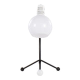 Eileen - Contemporary Task Lamp - Black / White - Furniture Home Direct