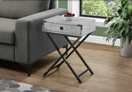 Accent Side Table, Storage Drawer, Stylish Design Contemporary & Modern - Furniture Home Direct