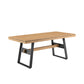 Modern Industrial Large Dining Table - Furniture Home Direct