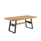 Modern Industrial Large Dining Table - Furniture Home Direct