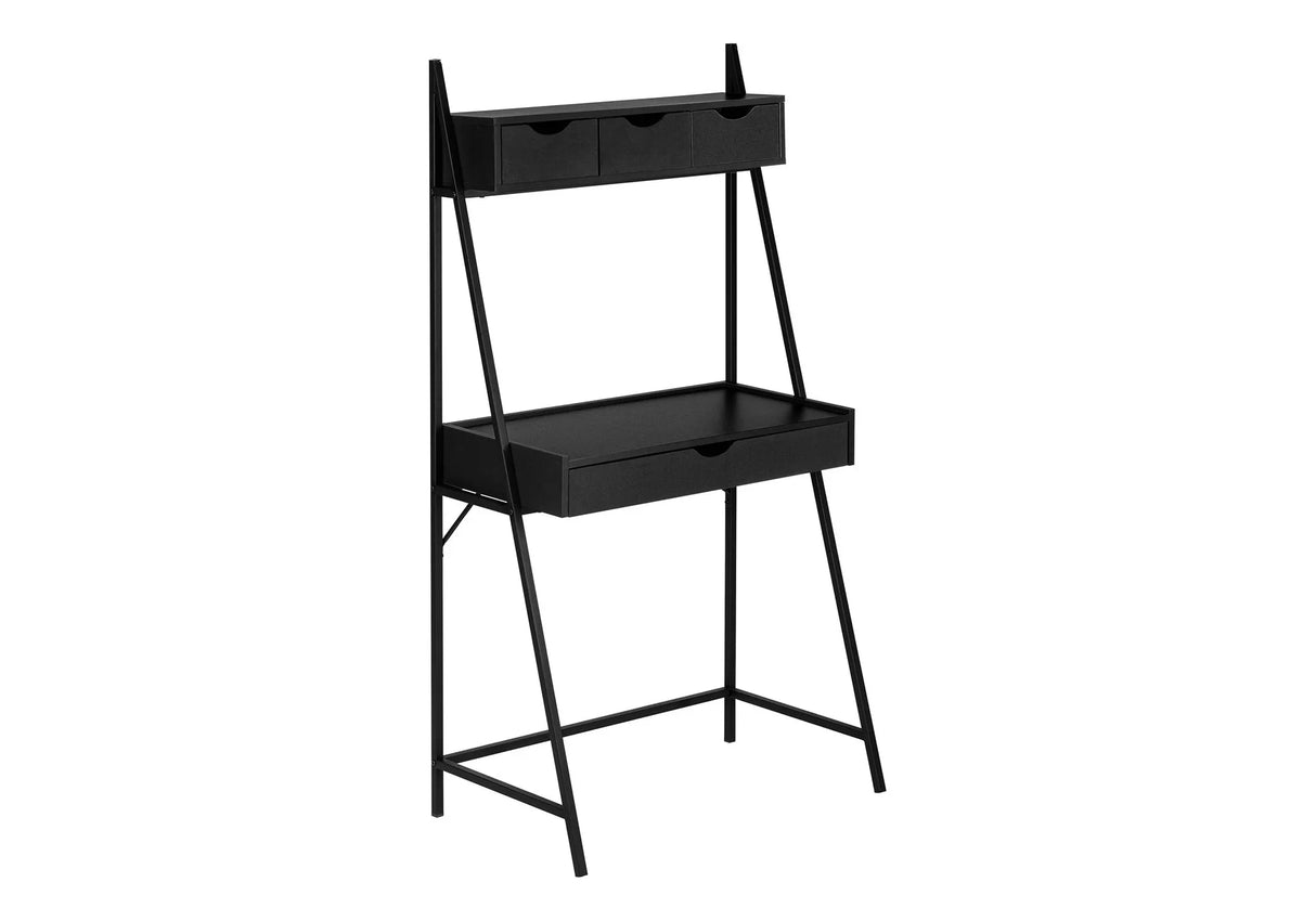 Computer Desk For Home Office, Laptop, Leaning, Storage Drawers, Contemporary & Modern - Furniture Home Direct