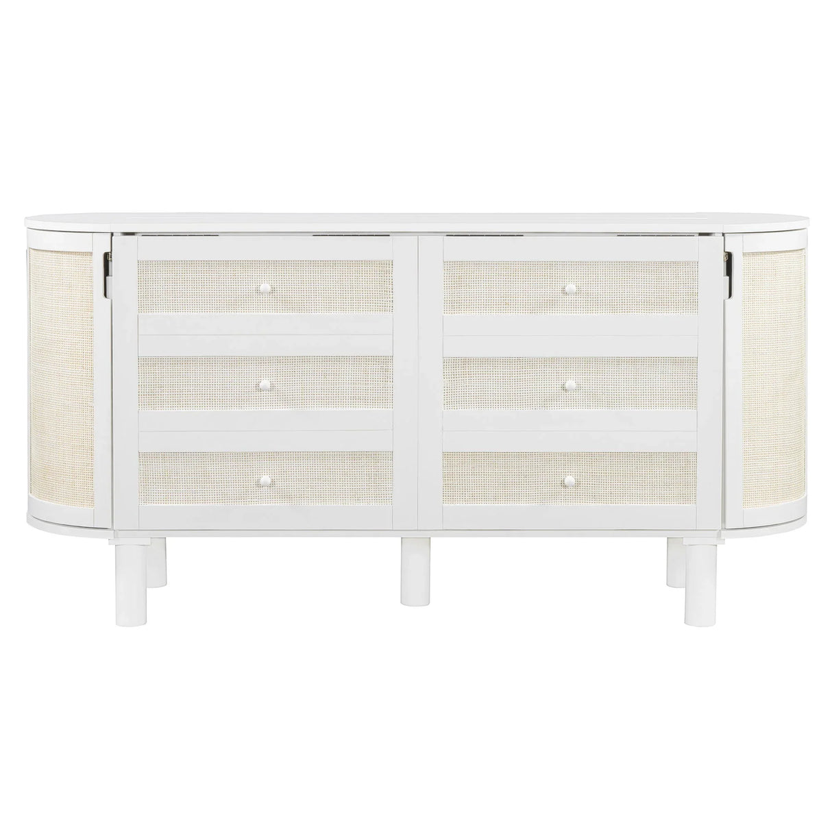 Murphy Bed With Hidden Storage & Modern Woven Design - Furniture Home Direct