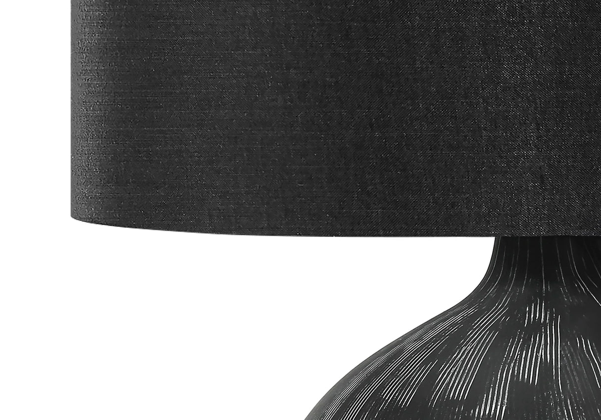 Lighting, Table Lamp, Ceramic, Contemporary - Black - Furniture Home Direct