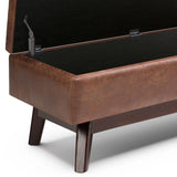 Owen - Upholstered Rectangular Storage Ottoman - Furniture Home Direct