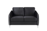 Hathaway - Velvet Modern Chic Loveseat Couch - Furniture Home Direct