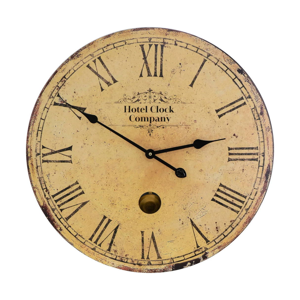 Wall Clock - Beige - Furniture Home Direct