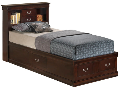 Louis Phillipe - Bookcase Storage Bed - Furniture Home Direct