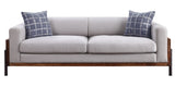 Pelton - 3 Piece Living Room Set With Toss Pillows - Walnut - Furniture Home Direct