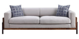 Pelton - Sofa With 2 Toss Pillows - Walnut - Furniture Home Direct