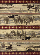 Nature's Nest - GC_CBL3005 Lodge Area Rug - Furniture Home Direct