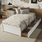 Twin Bed With 2 Drawers, Solid Wood, No Box Spring Needed - Furniture Home Direct