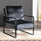 Classic Mid Century Modern Accent Chair With Durable Square Metal Frame, Armchair - Furniture Home Direct
