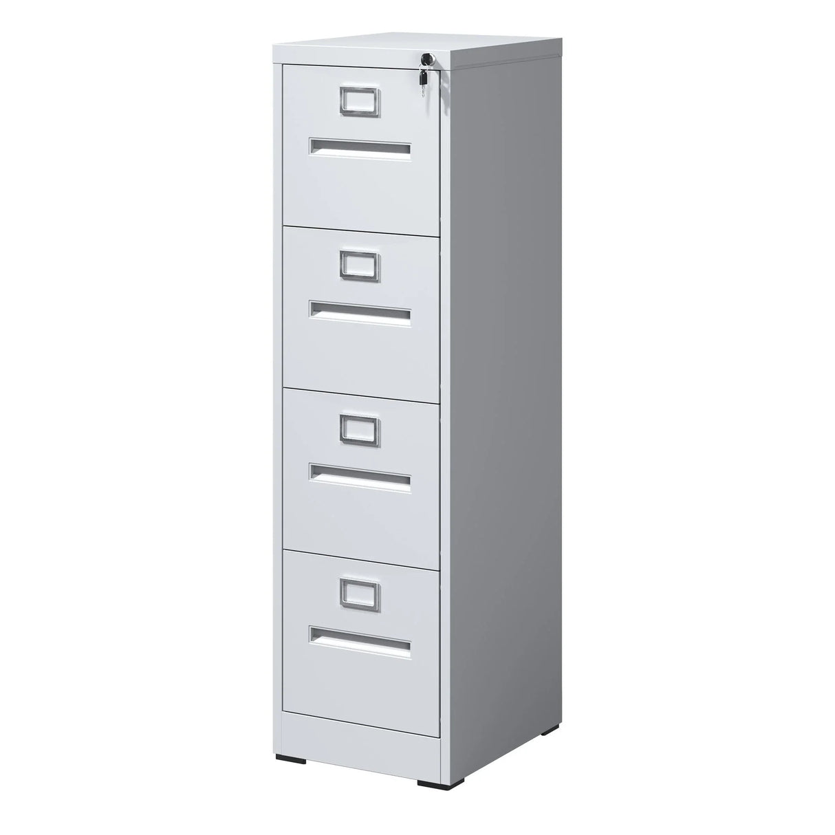Premium Drawer File Cabinet With Lock, Metal Vertical Design, A4 Legal / Letter Size - Furniture Home Direct