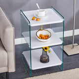 Modern 3 Layer Bedside Cabinet With Storage Function - Furniture Home Direct