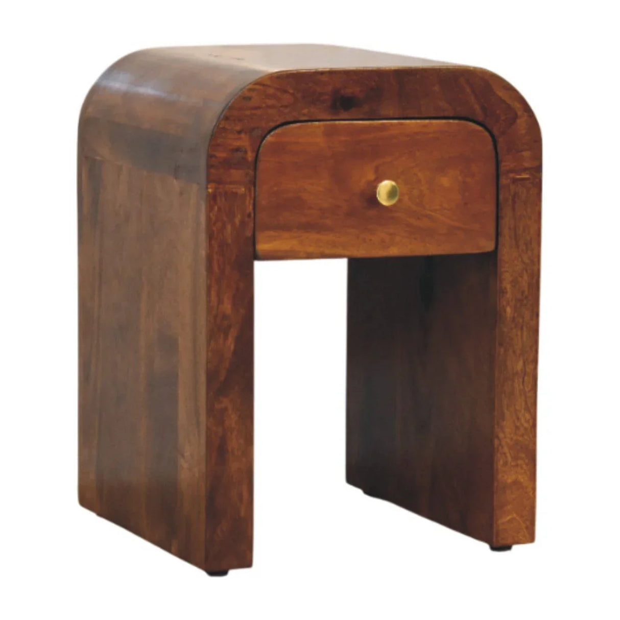 Mini Darcy - Nightstand With Curved Edges - Furniture Home Direct
