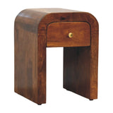 Mini Darcy - Nightstand With Curved Edges - Furniture Home Direct